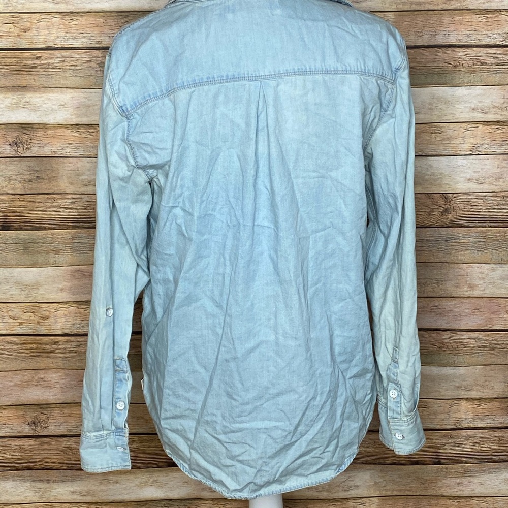 Adam Levine| Button Down| Blue| Medium - Picture 3 of 4